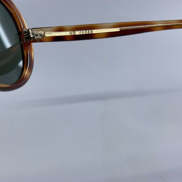 GH JAPAN 55 mm LENS BROWN TORTOISE MIRROR Aviator SUNGLASSES - Picture 10 of 14